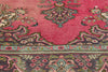 7 x 10 Vintage Pink Persian Tabriz Rug 76465