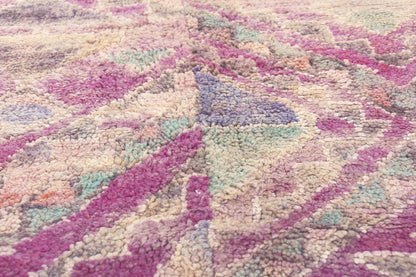 7 x 11 Vintage Purple Boujad Moroccan Rug 20956