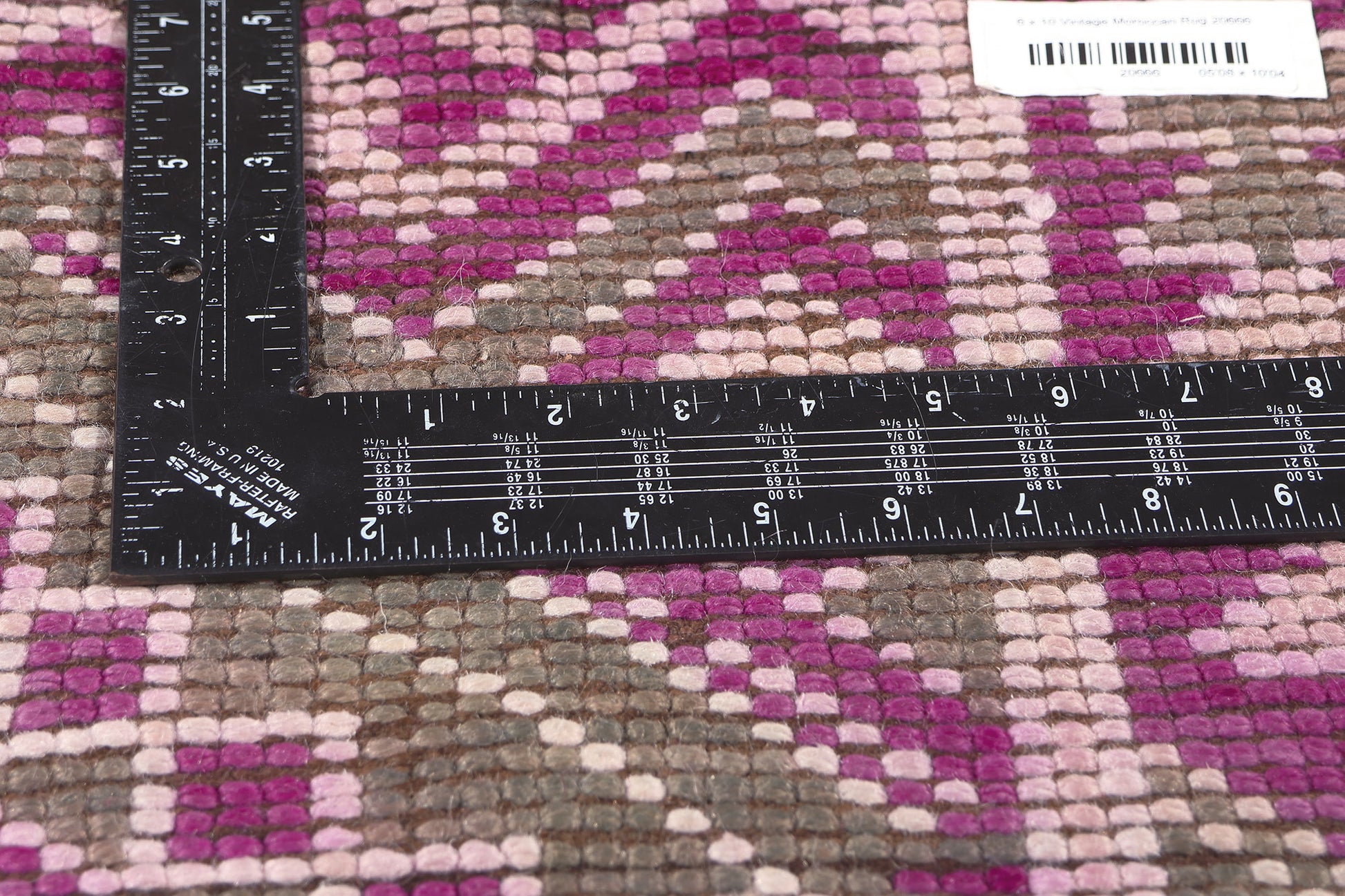 6 x 10 Vintage Purple Beni MGuild Moroccan Rug 20666