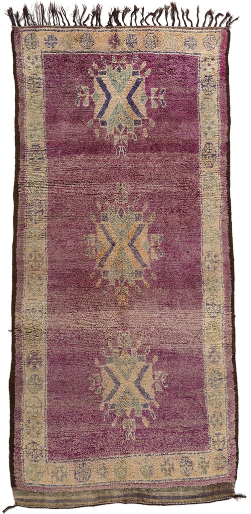 6 x 12 Vintage Purple Talsint Moroccan Rug 20931