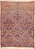 6 x 8 Vintage Purple Beni MGuild Moroccan Rug 20319