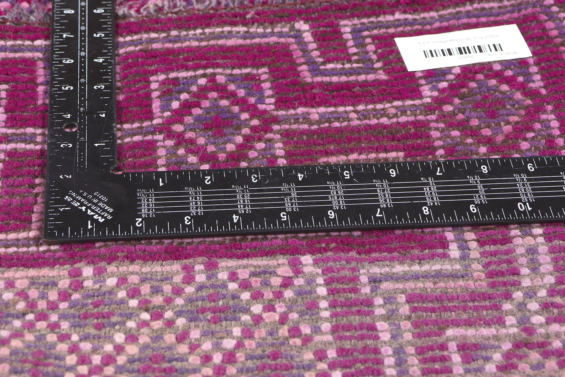 6 x 9 Vintage Purple Beni MGuild Moroccan Rug 20959