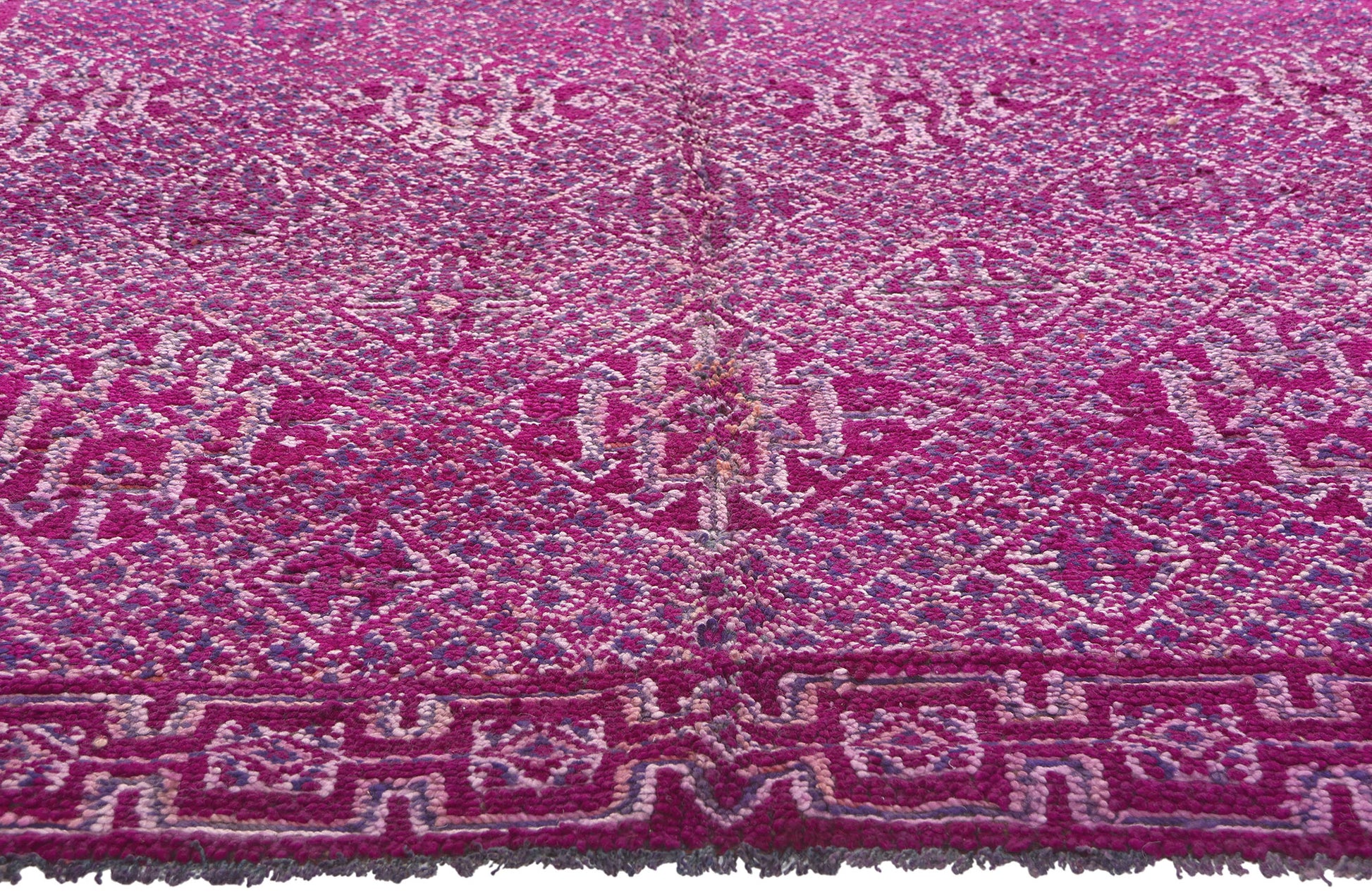 6 x 9 Vintage Purple Beni MGuild Moroccan Rug 20959