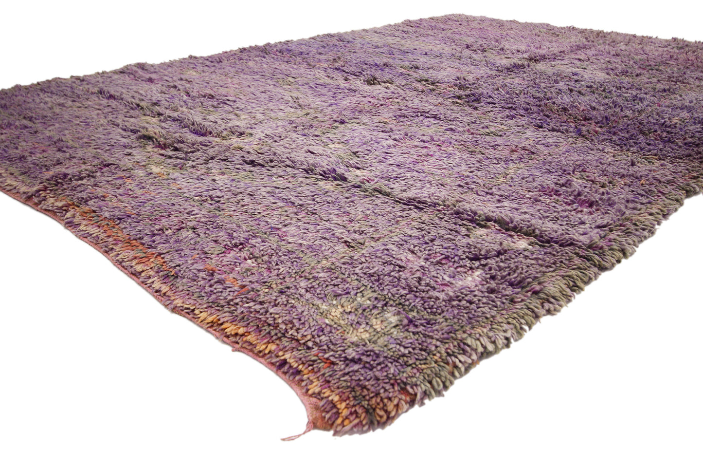 6 x 9 Vintage Purple Beni Mrirt Moroccan Rug 20753
