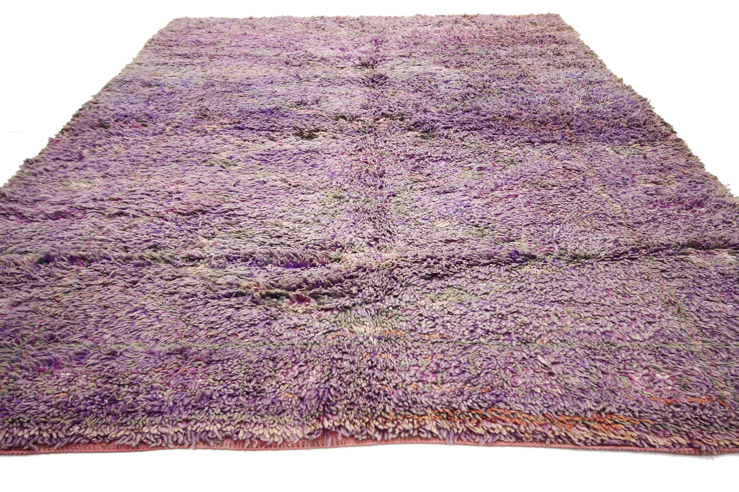 6 x 9 Vintage Purple Beni Mrirt Moroccan Rug 20753