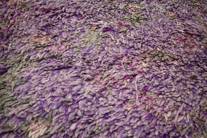 6 x 9 Vintage Purple Beni Mrirt Moroccan Rug 20753