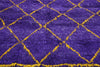 7 x 13 Vintage Purple Moroccan Beni Ourain Rug 20330