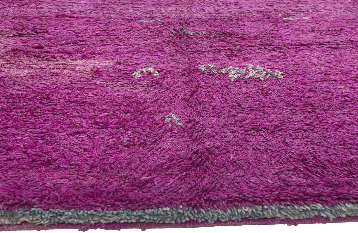 7 x 9 Vintage Purple Beni Mrirt Moroccan Rug 20669