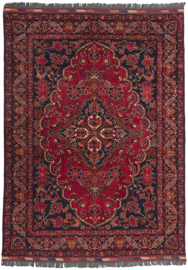6 x 8 Vintage Afghani Rug 78344