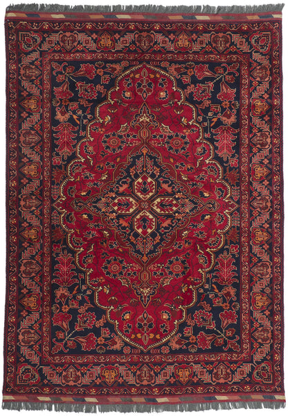 6 x 8 Vintage Afghani Rug 78344