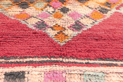 6 x 10 Vintage Red Boujad Moroccan Rug 20898
