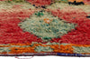 5 x 6 Colorful Vintage Boujad Moroccan Rag Rug 21787