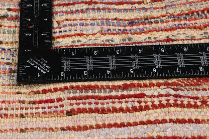5 x 7 Vintage Red Boujad Moroccan Rag Rug 21831
