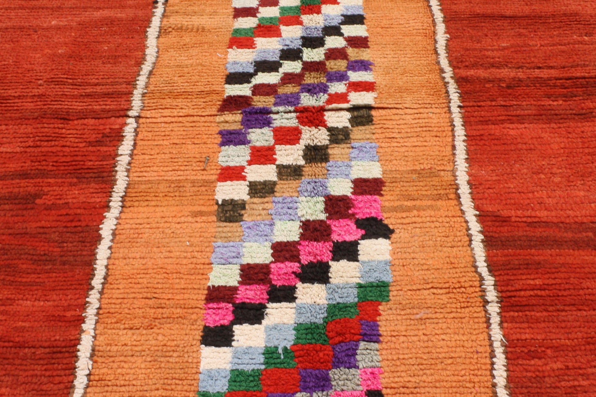 4 x 6 Vintage Red Boujad Moroccan Rug 20499