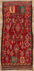 5 x 10 Vintage Red Taznakht Moroccan Rug 21840
