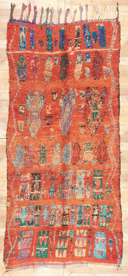 5 x 10 Vintage Red Talsint Moroccan Rug 20192