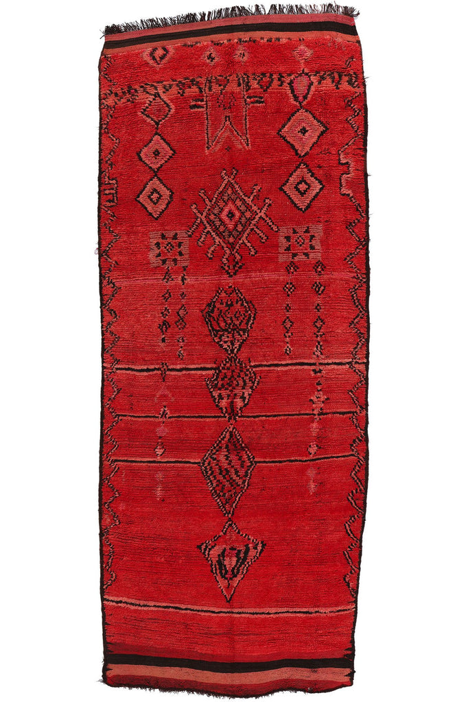 5 x 11 Vintage Red Talsint Moroccan Rug 21809