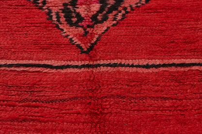 5 x 11 Vintage Red Talsint Moroccan Rug 21809