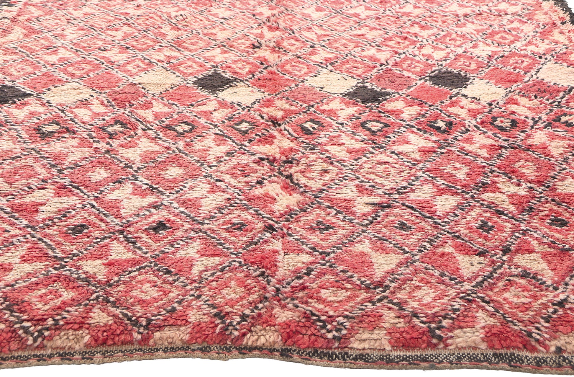 5 x 11 Vintage Red Beni MGuild Moroccan Rug 21243
