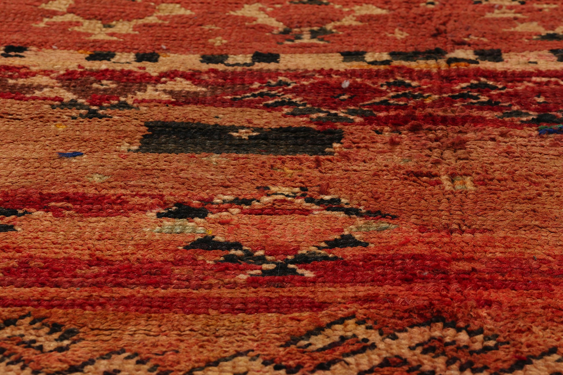5 x 7 Vintage Red Boujad Moroccan Rug 21727