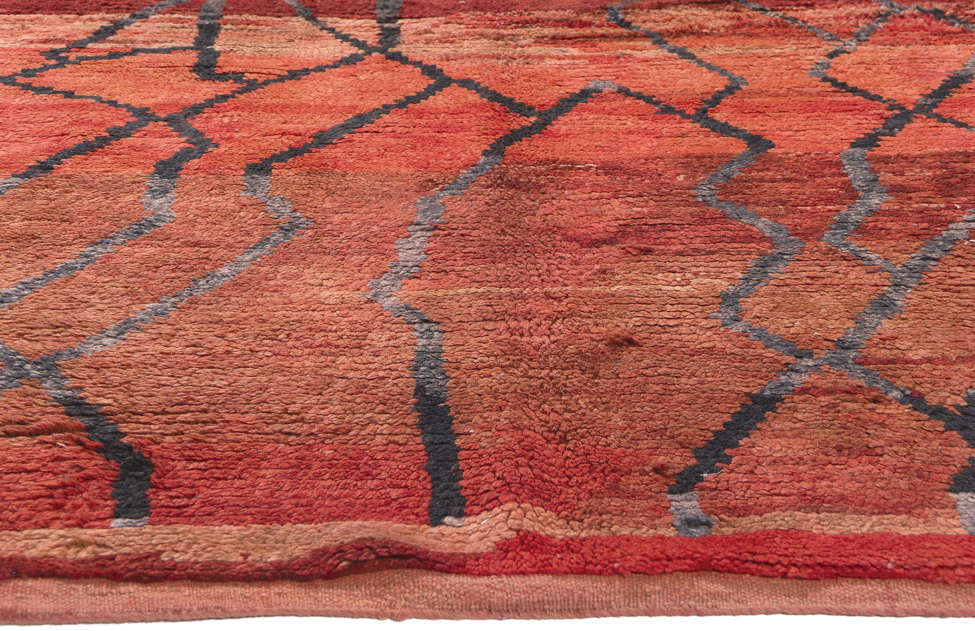 5 x 8 Vintage Red Talsint Moroccan Rug 20274