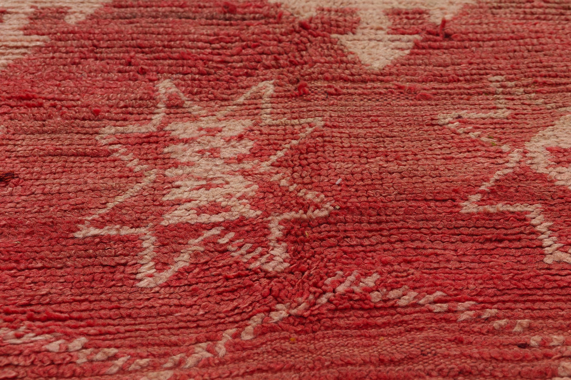 5 x 8 Vintage Red Boujad Moroccan Rug 21814