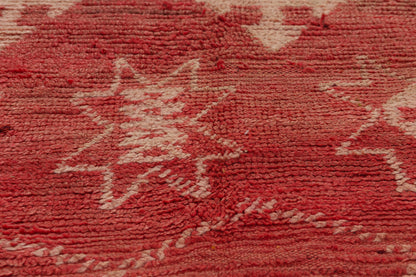5 x 8 Vintage Red Boujad Moroccan Rug 21814