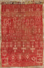 5 x 8 Vintage Red Boujad Moroccan Rug 21814