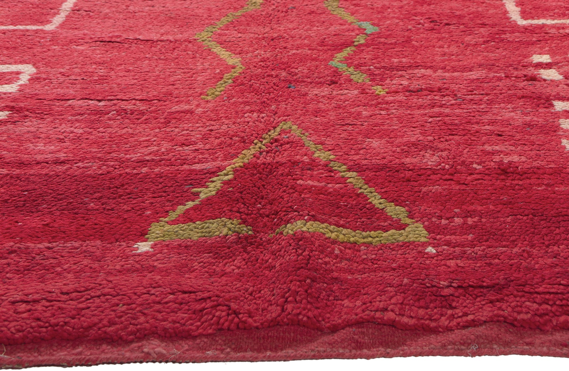 5 x 8 Vintage Red Boujad Moroccan Rug 20265