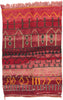 5 x 8 Vintage Red Rehamna Moroccan Rug 20288
