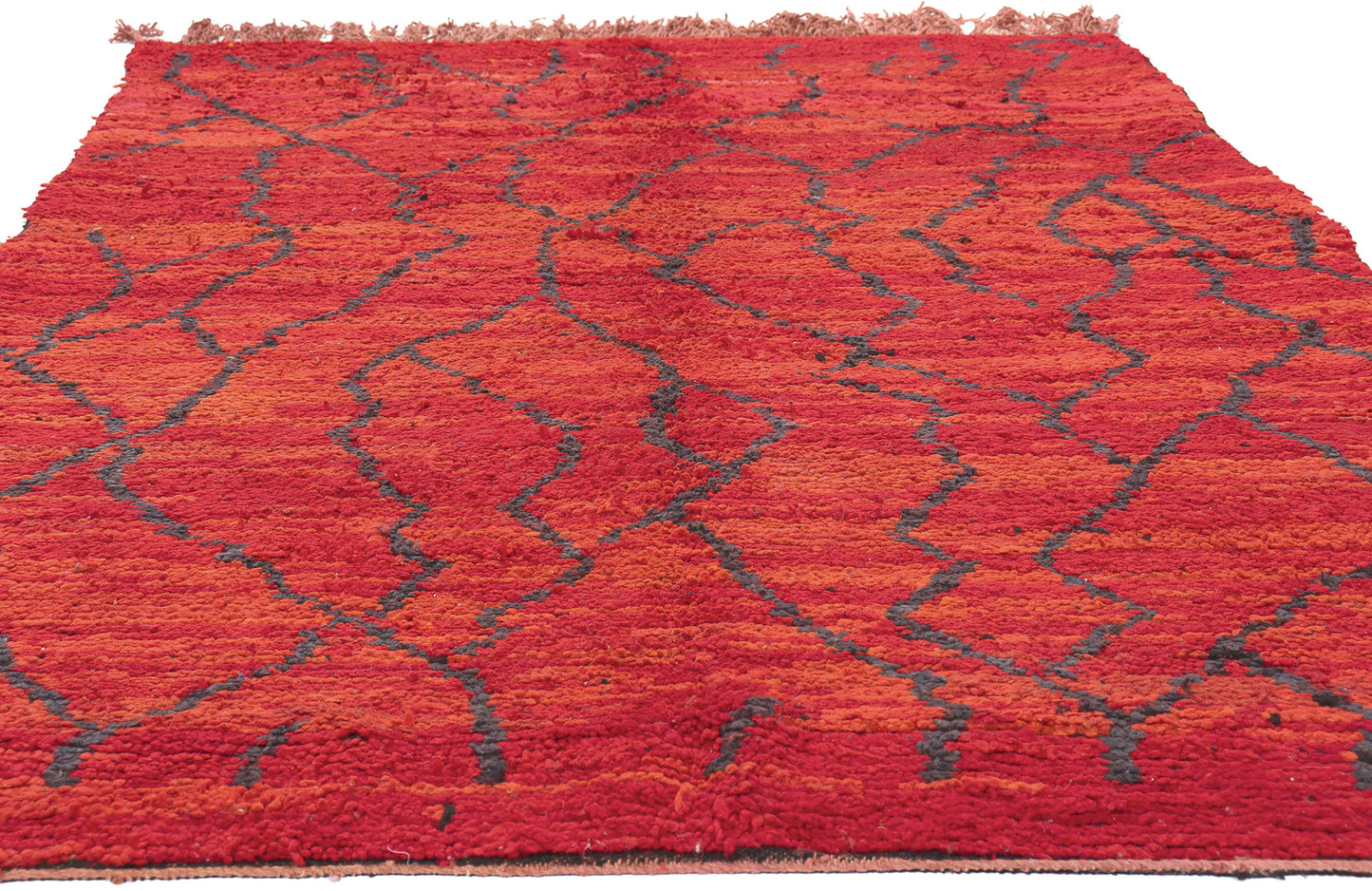 5 x 8 Vintage Red Talsint Moroccan Rug 74822