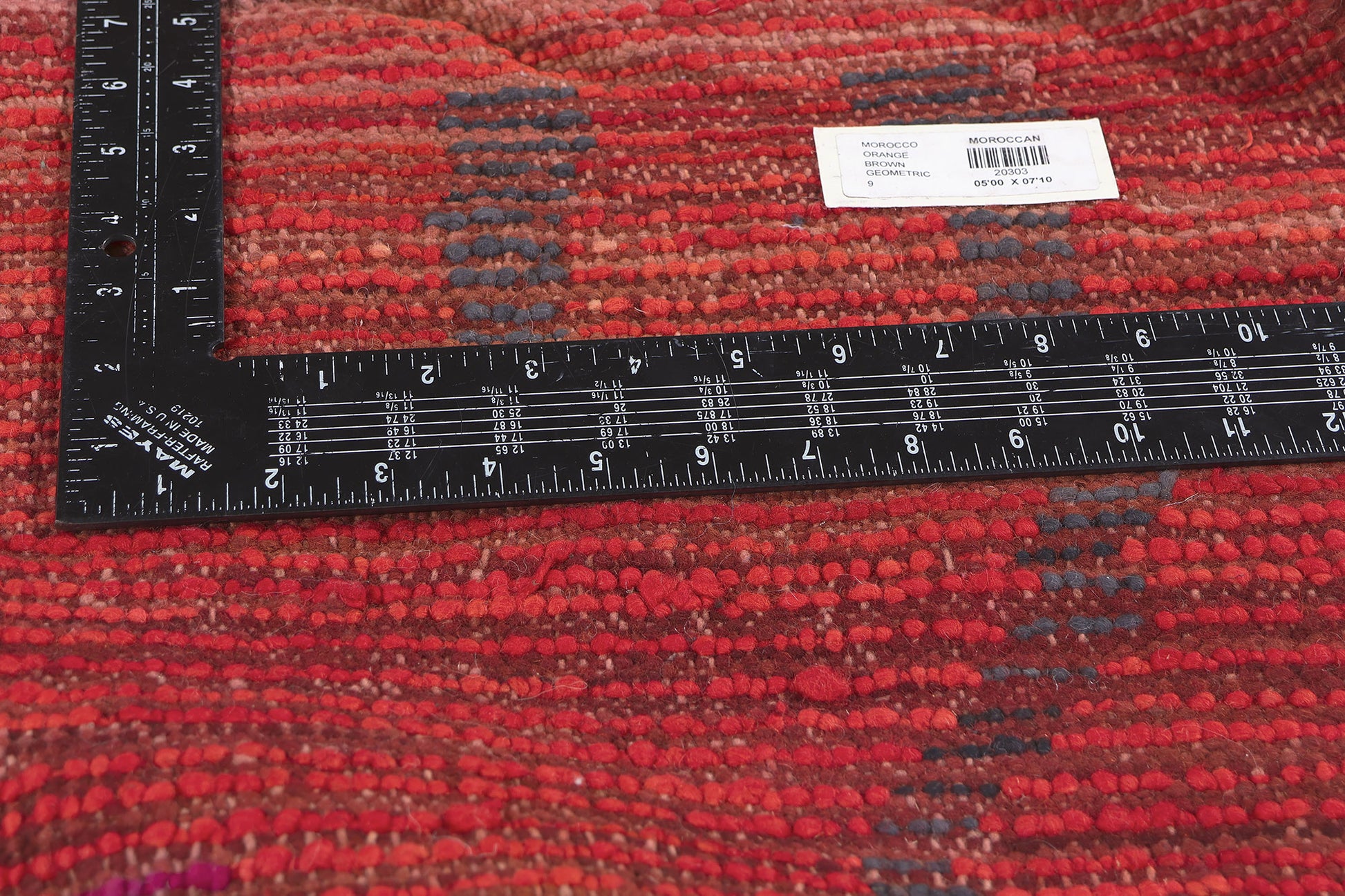 5 x 8 Vintage Red Talsint Moroccan Rug 20303