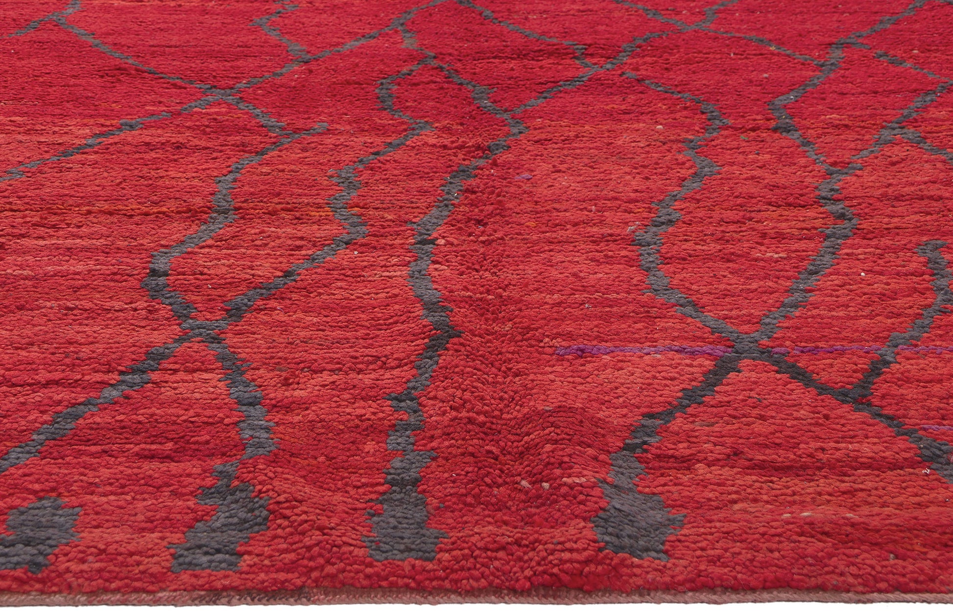 5 x 8 Vintage Red Talsint Moroccan Rug 20303