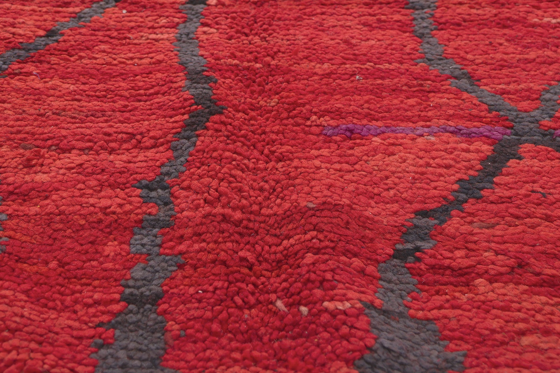 5 x 8 Vintage Red Talsint Moroccan Rug 20303