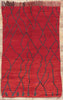 5 x 8 Vintage Red Talsint Moroccan Rug 20303