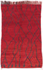 5 x 8 Vintage Red Talsint Moroccan Rug 20303