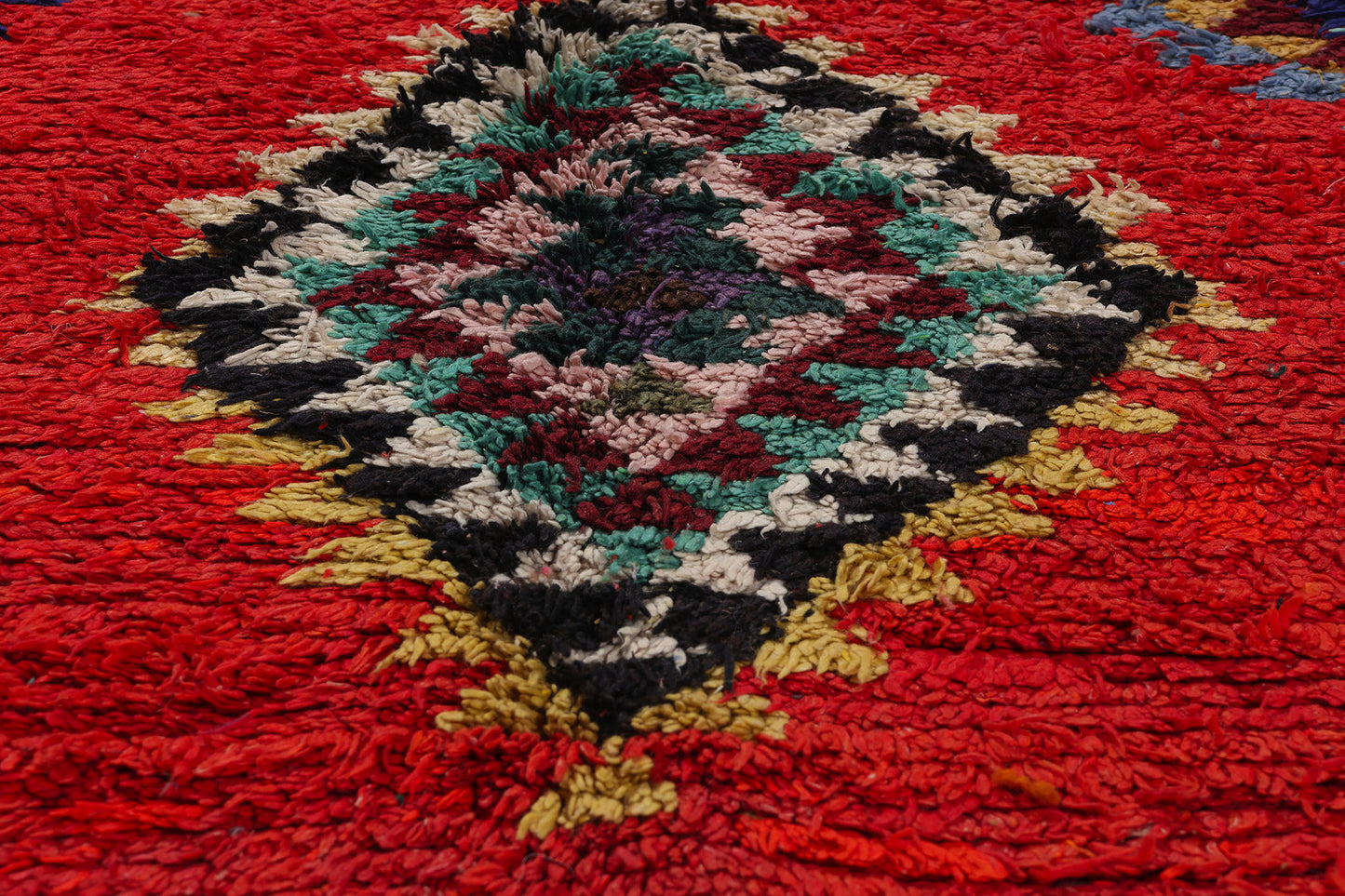5 x 9 Vintage Red Boujad Moroccan Rug 21795