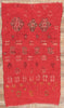 5 x 9 Vintage Red Boujad Moroccan Rug 21498