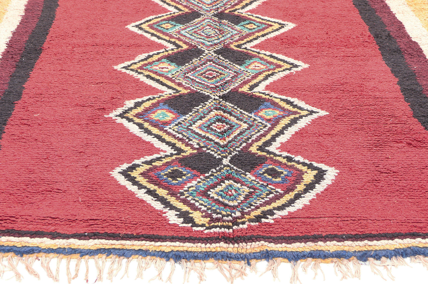 5 x 9 Vintage Red Moroccan Rug 20466