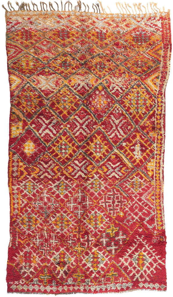 6 x 10 Vintage Red Beni MGuild Moroccan Rug 20944