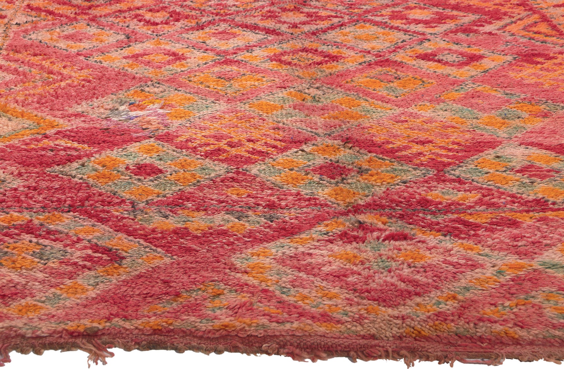6 x 10 Vintage Red Talstint Moroccan Rug 20677