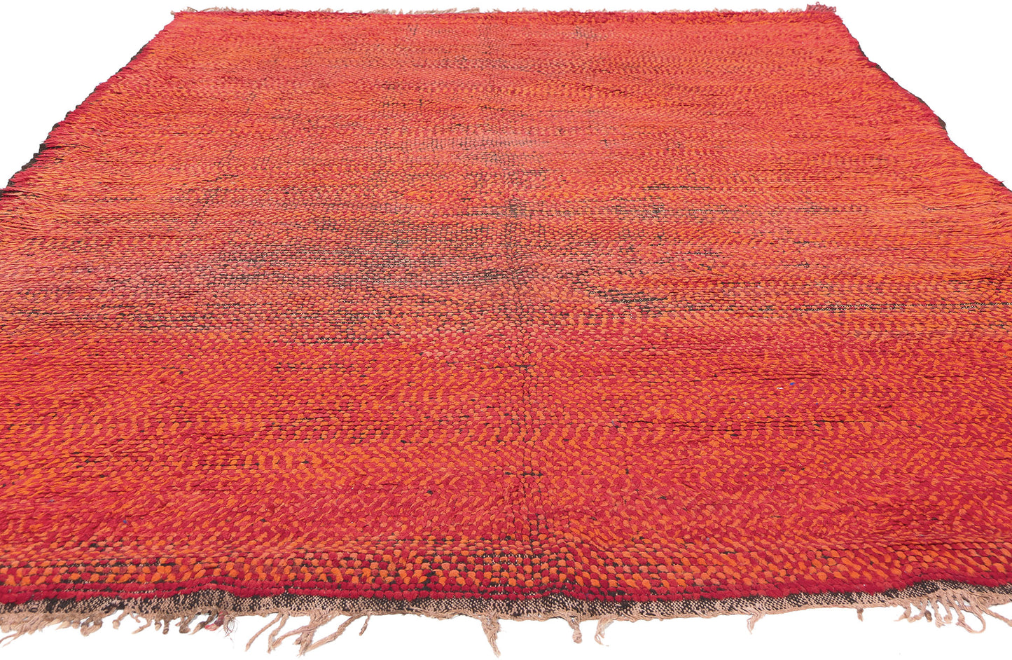 6 x 10 Vintage Red Boujad Moroccan Rug 20996