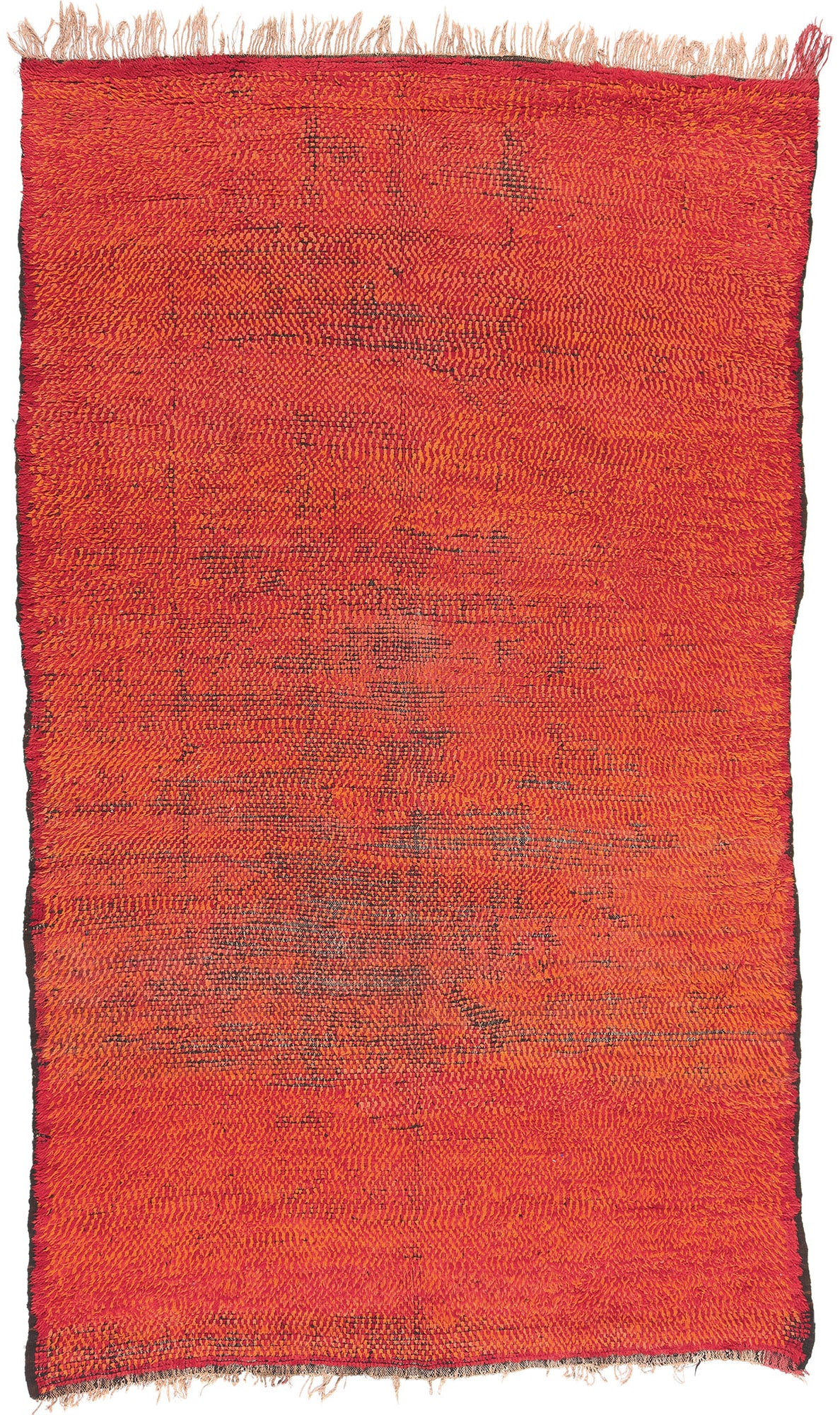 6 x 10 Vintage Red Boujad Moroccan Rug 20996