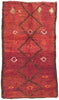 6 x 11 Vintage Red Beni Mrirt Moroccan Rug 20947
