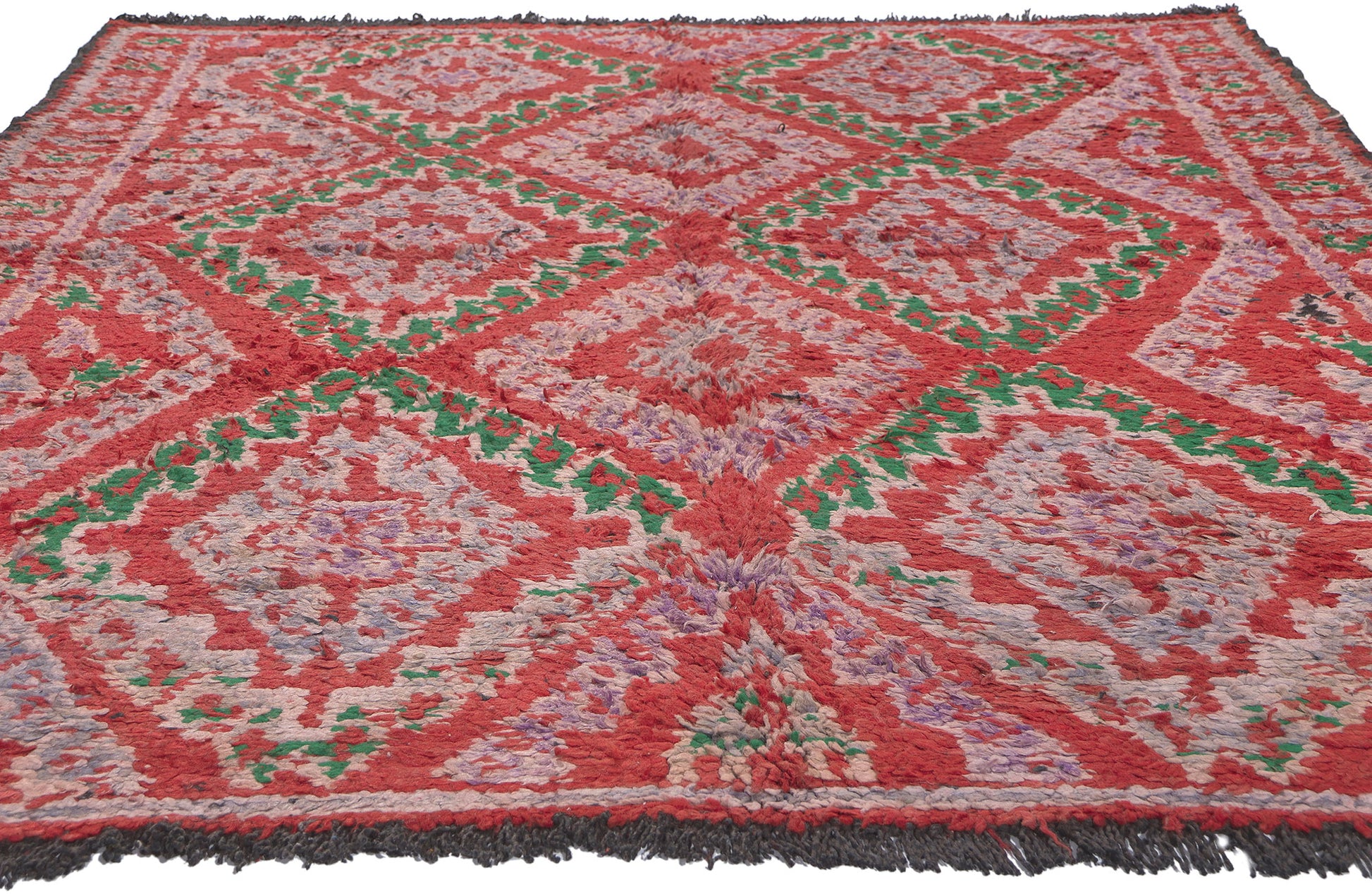 6 x 8 Vintage Red Talsint Moroccan Rug 20208