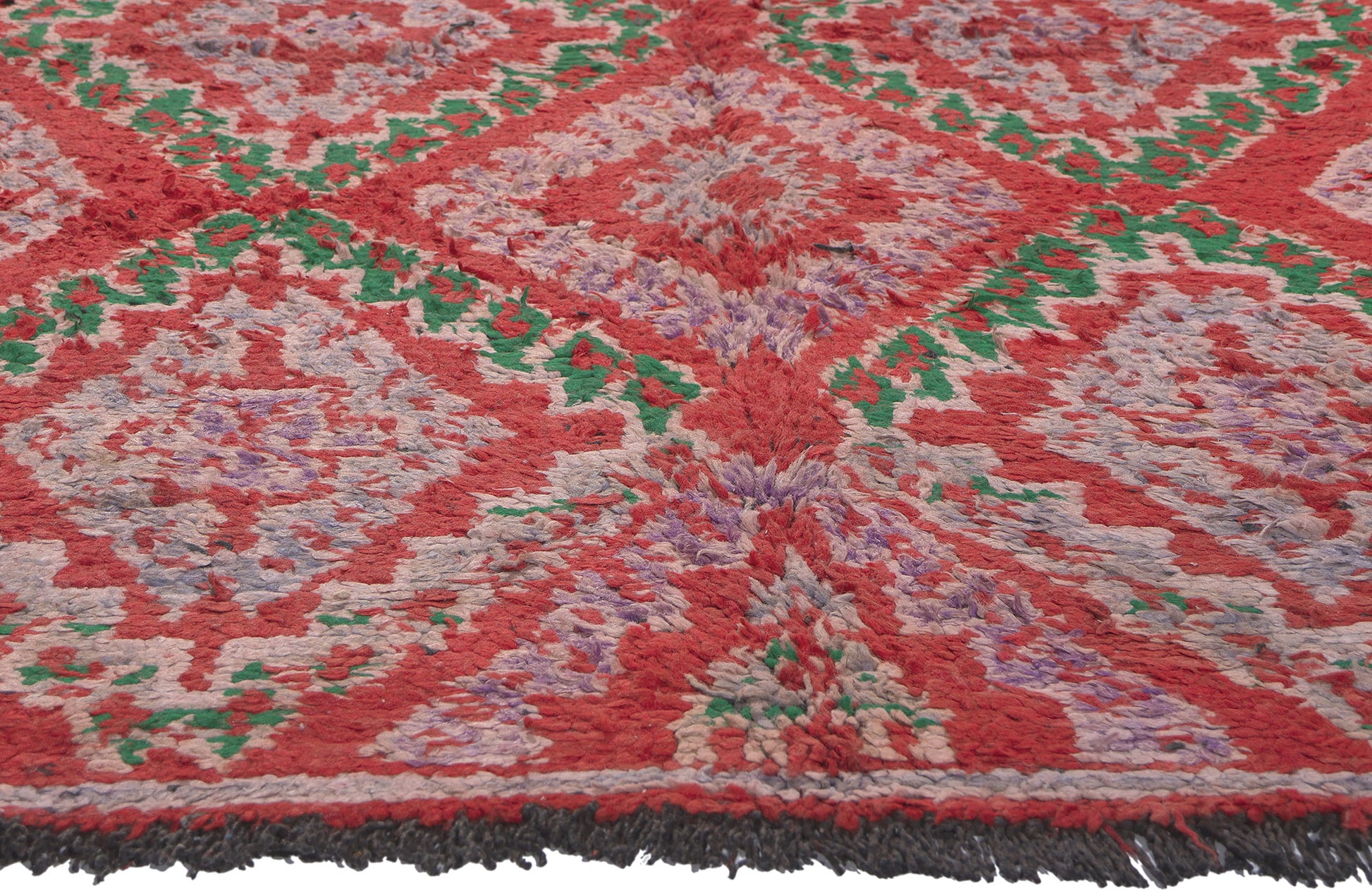 6 x 8 Vintage Red Talsint Moroccan Rug 20208