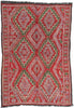 6 x 8 Vintage Red Talsint Moroccan Rug 20208