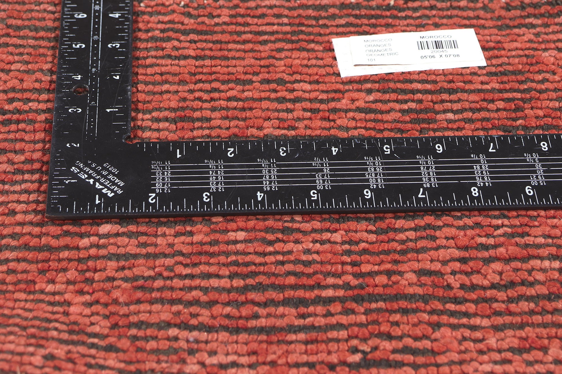 6 x 8 Vintage Red Moroccan Rug 20045