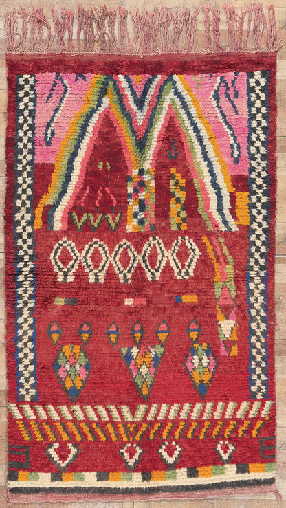 5 x 8 Vintage Rehamna Moroccan Rug 20277
