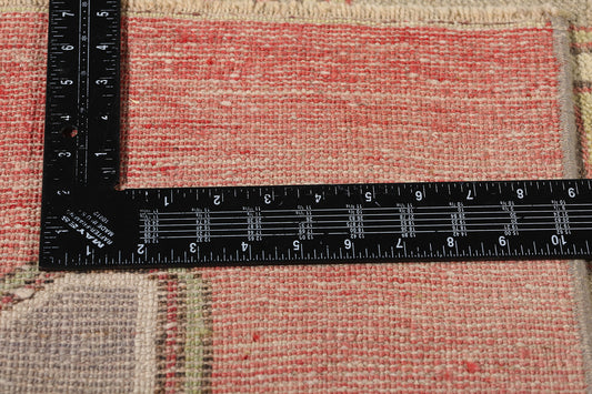 3 x 11 Vintage Red Turkish Oushak Rug 53915